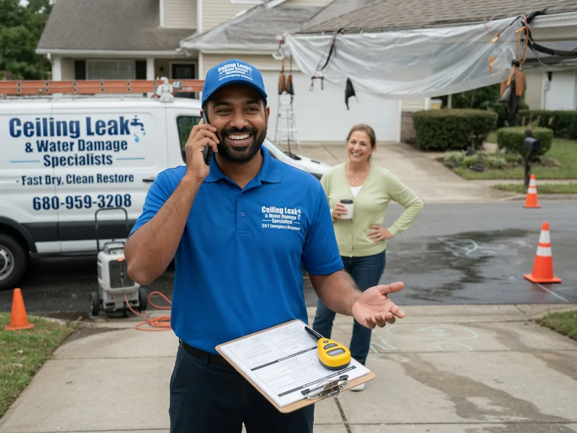 Ceiling Leak Cleanup Creston, NE FAQs